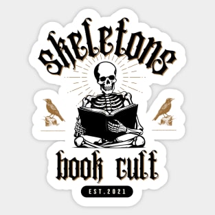 Skeletons Book Cult Sticker